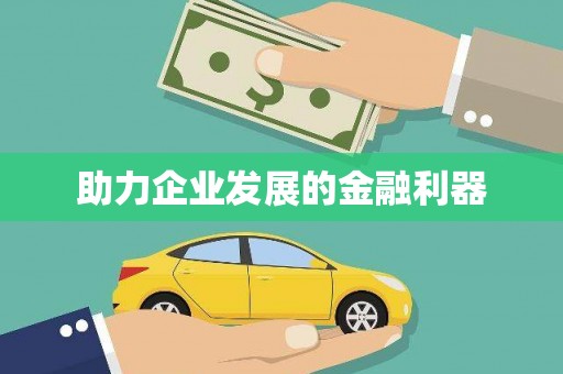 大丰助力企业发展的金融利器