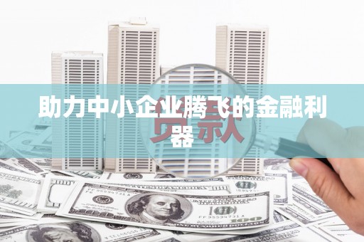 大丰助力中小企业腾飞的金融利器