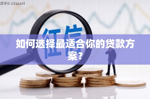 大丰如何选择最适合你的贷款方案？