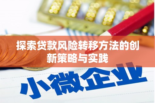 大丰探索贷款风险转移方法的创新策略与实践