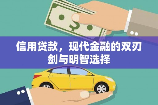 大丰信用贷款，现代金融的双刃剑与明智选择